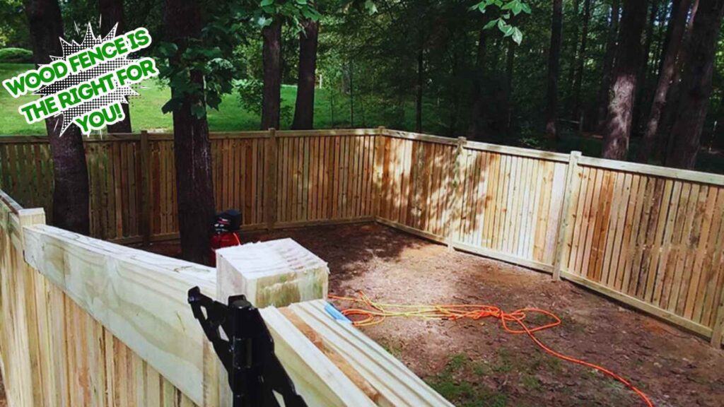 choosing wood fence installation