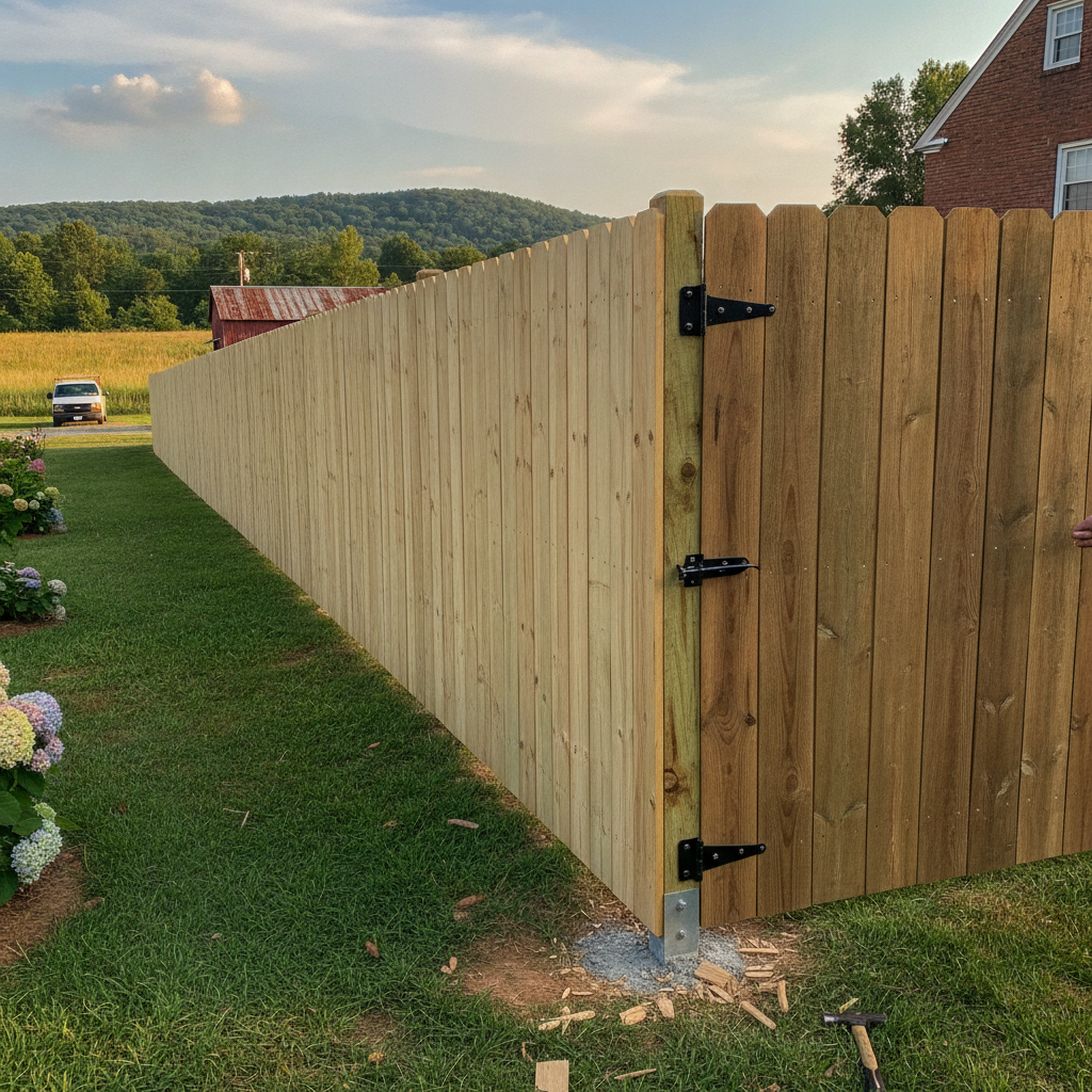 Apex Fencing services in Bennett, NC